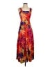 1.State 100% Rayon Tropical Orange Casual Dress Size XS - photo 1
