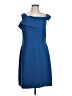 Reiss Solid Blue Cocktail Dress Size 12 - photo 1