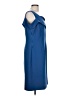 Reiss Solid Blue Cocktail Dress Size 12 - photo 4