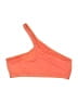 Vero Moda Solid Orange Swimsuit Top Size XL - photo 2