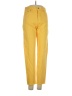Levi's 100% Cotton Solid Yellow Casual Pants Size 26 waist - photo 1