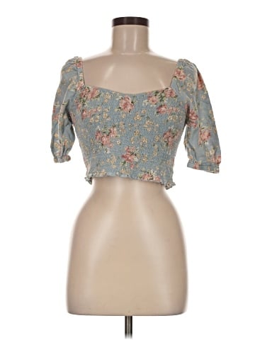 American Eagle Outfitters 3/4 Sleeve Blouse (view 1)