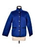 Chico's 100% Polyester Argyle Blue Jacket Size Med (1) - photo 1