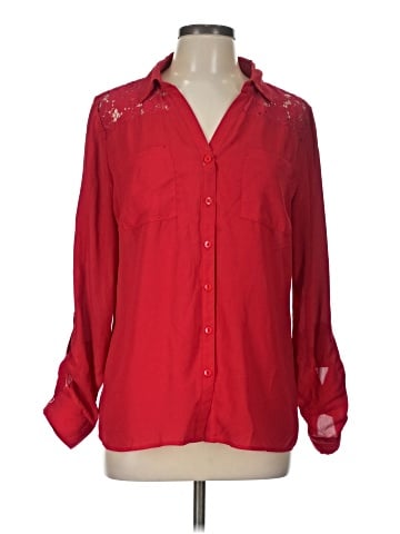 Roz & Ali Long Sleeve Blouse (view 1)