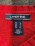 Lands' End 100% Cotton Red Pullover Sweater Size L - photo 7