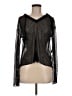 Pilcro 100% Polyester Black Long Sleeve Blouse Size M - photo 1