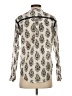 Banjanan 100% Cotton Paisley Ivory Long Sleeve Blouse Size S - photo 2