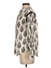 Banjanan 100% Cotton Paisley Ivory Long Sleeve Blouse Size S - photo 5