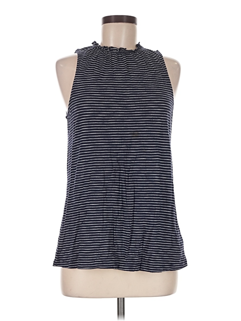 Pre-owned Gap Tank Top Blue Halter Neckline Tops