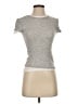 Massimo Dutti Gray Short Sleeve Top Size XS - photo 1