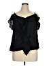 City Chic Black Sleeveless Blouse Size XXS - photo 1
