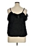 City Chic Black Sleeveless Blouse Size XXS - photo 2