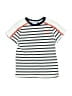 Jacadi Stripes Ivory Short Sleeve T-Shirt Size 8 - photo 1