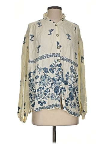 Jen's Pirate Booty Long Sleeve Blouse (view 1)