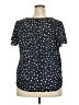 Elle Stars Black Short Sleeve Top Size XXL - photo 2