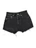 Levi's 100% Cotton Black Denim Shorts Size 24 waist - photo 1