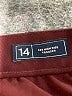 Gap 100% Polyester Burgundy Casual Pants Size 14 - photo 5