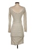 Tart Stripes Tan Casual Dress Size XS - photo 2