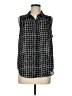 Elle 100% Polyester Black Sleeveless Blouse Size M - photo 1