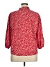 Adrienne Vittadini Hearts Red 3/4 Sleeve Blouse Size XL - photo 2