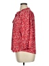 Adrienne Vittadini Hearts Red 3/4 Sleeve Blouse Size XL - photo 5