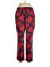 J.Crew Collection 100% Polyester Floral Red Casual Pants Size 12 - photo 1