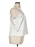 Nine West 100% Polyester Silver Sleeveless Blouse Size XL - photo 4