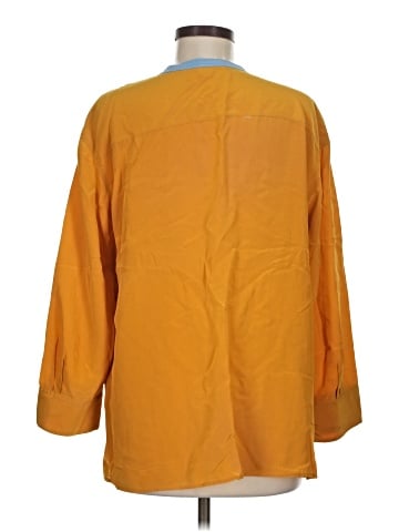 Tory Burch 3/4 Sleeve Silk Top (view 2)