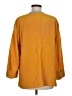 Tory Burch 100% Silk Yellow 3/4 Sleeve Silk Top Size 6 - photo 2