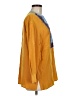 Tory Burch 100% Silk Yellow 3/4 Sleeve Silk Top Size 6 - photo 4