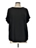 Buffalo by David Bitton 100% Polyester Black Short Sleeve Blouse Size L - photo 1