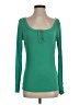 Kissfix Green Long Sleeve Henley Size S - photo 1