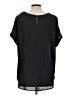 Buffalo by David Bitton 100% Polyester Black Short Sleeve Blouse Size L - photo 2
