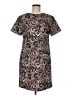 MICHAEL Michael Kors Paisley Brown Casual Dress Size M - photo 1