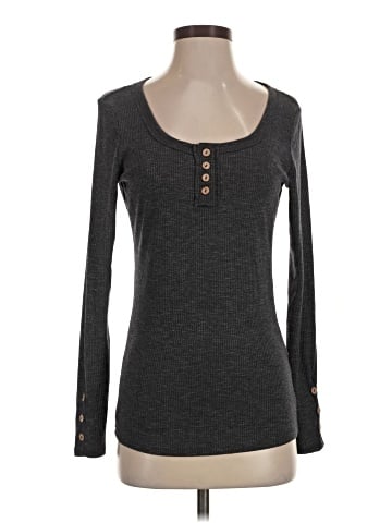 Kissfix Long Sleeve Henley (view 1)
