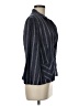 CAbi 100% Linen Stripes Blue Blazer Size 8 - photo 4