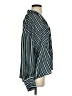 Free People 100% Polyester Stripes Green Long Sleeve Blouse Size S - photo 4