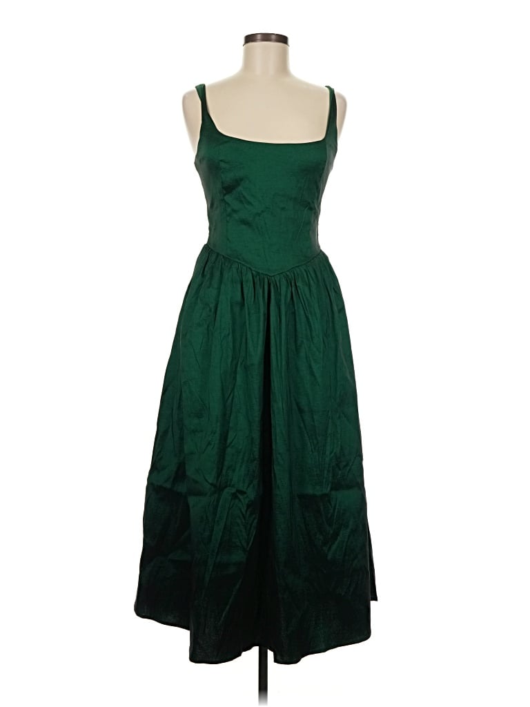 Pre-owned Francesca's Cocktail Dress In Green