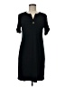 Chico's Solid Black Casual Dress Size Med (1) - photo 1