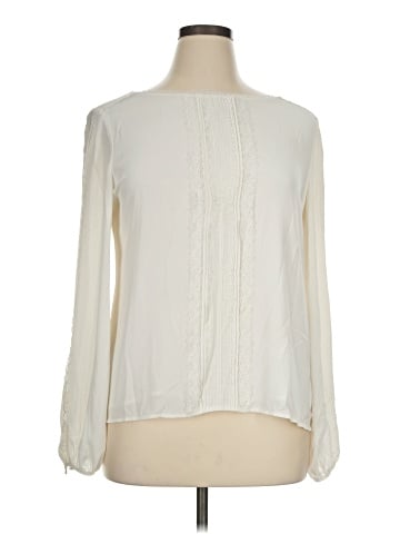 White House Black Market Long Sleeve Blouse (view 1)
