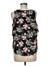 Lush 100% Polyester Black Sleeveless Blouse Size M - photo 2
