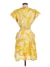 Hale Bob Print Yellow Cocktail Dress Size M - photo 2