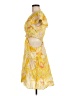 Hale Bob Print Yellow Cocktail Dress Size M - photo 5