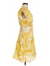 Hale Bob Print Yellow Cocktail Dress Size M - photo 4