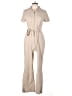 No Boundaries Solid Tan Jumpsuit Size XL - photo 1