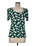 Catherine Malandrino Teal Short Sleeve Top Size M - photo 1