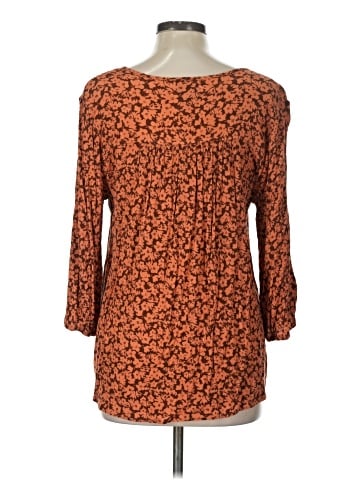 Bobeau 3/4 Sleeve Blouse (view 2)