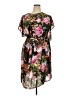 ASOS Curve Floral Black Casual Dress Size 18 - photo 1