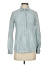 J.Crew 100% Cotton Blue Long Sleeve Button-Down Shirt Size XXS - photo 1