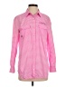 Vineyard Vines Performance 100% Nylon Stripes Pink Long Sleeve Button-Down Shirt Size 4 - photo 1